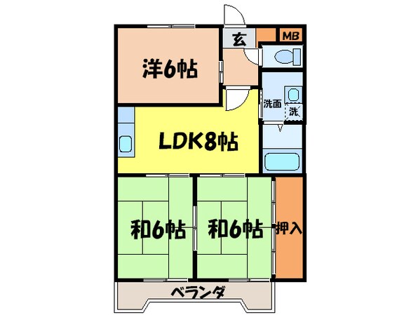 第３大森マンションの物件間取画像